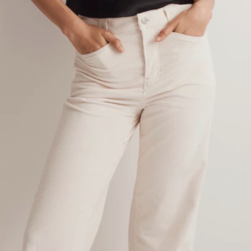 Madewell Emmet Wide Leg Corduroy Pants